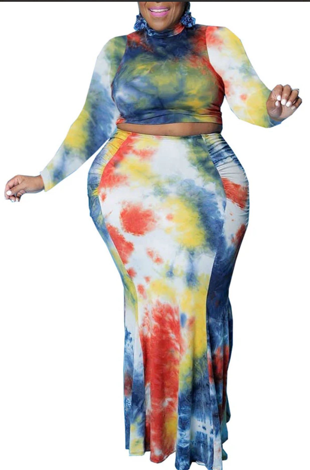 PLUS SIZE DRESS SET