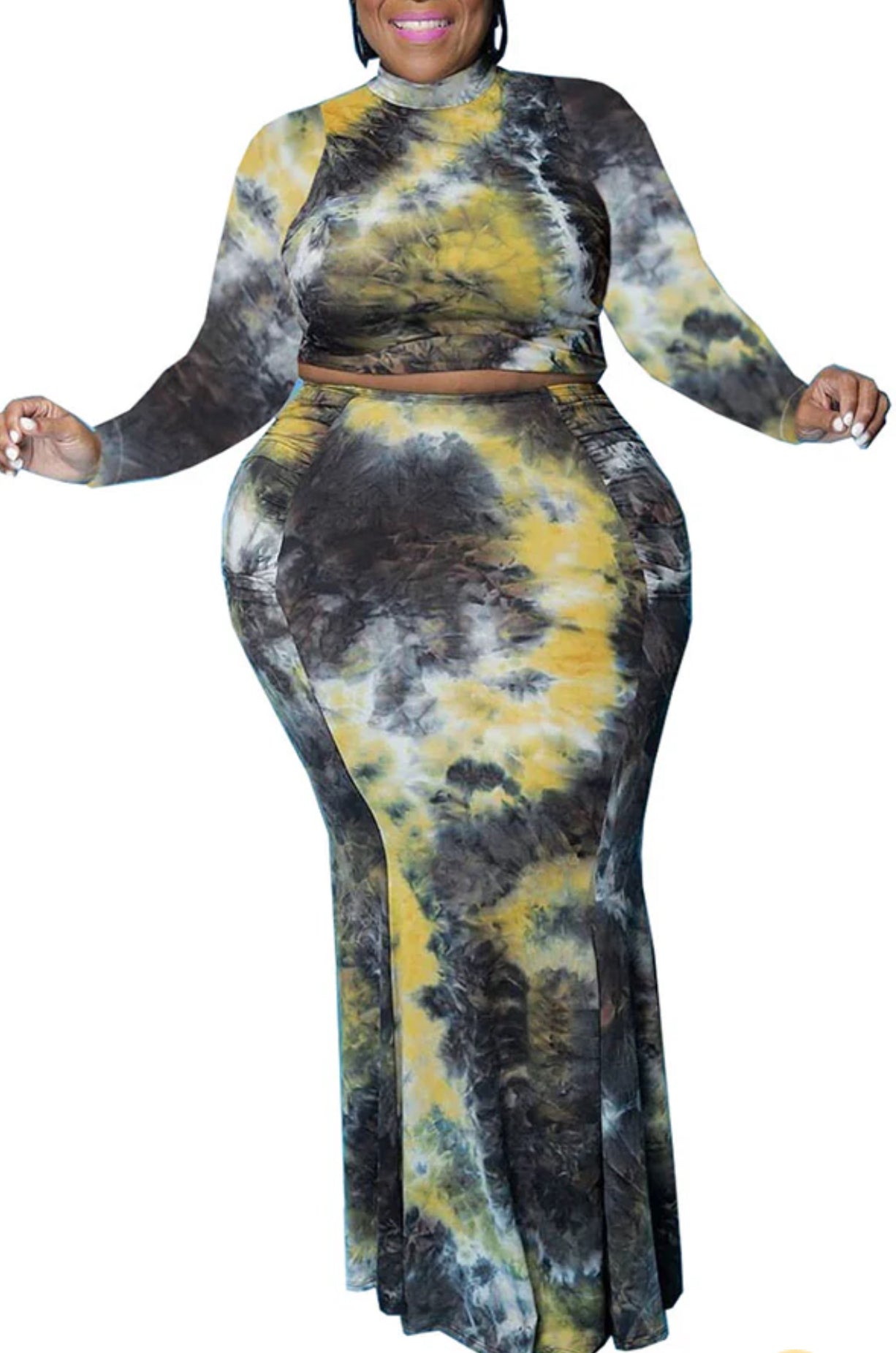 PLUS SIZE DRESS SET