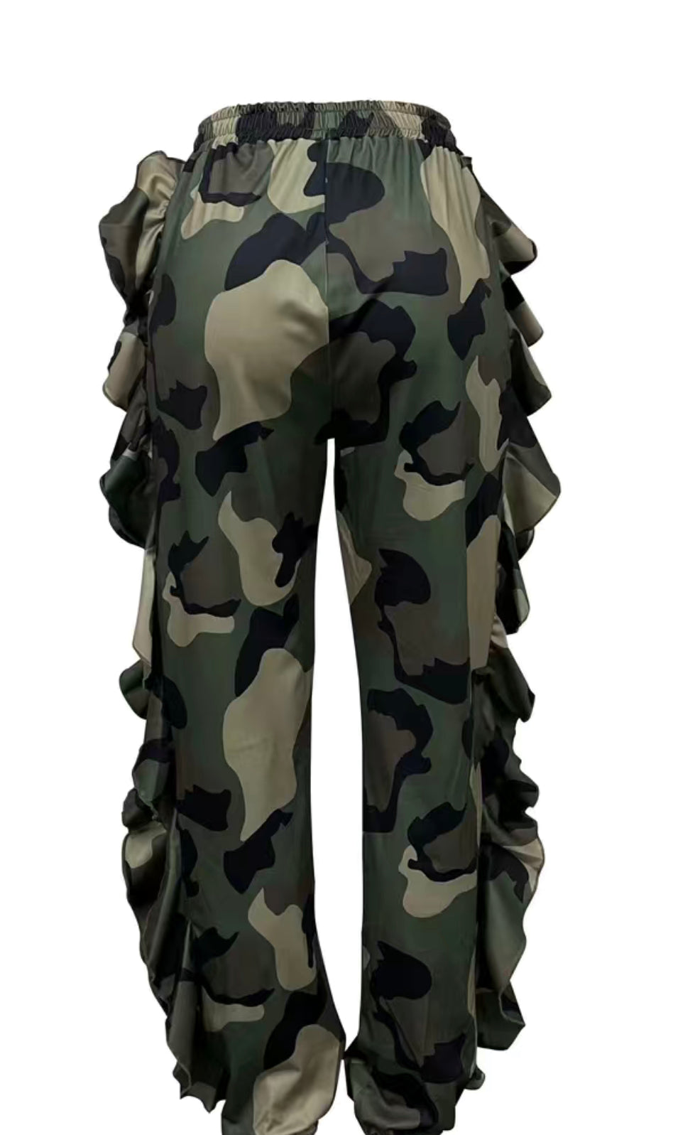 Camo flared Cargo pants