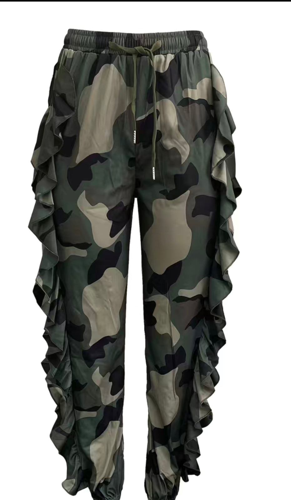 Camo flared Cargo pants