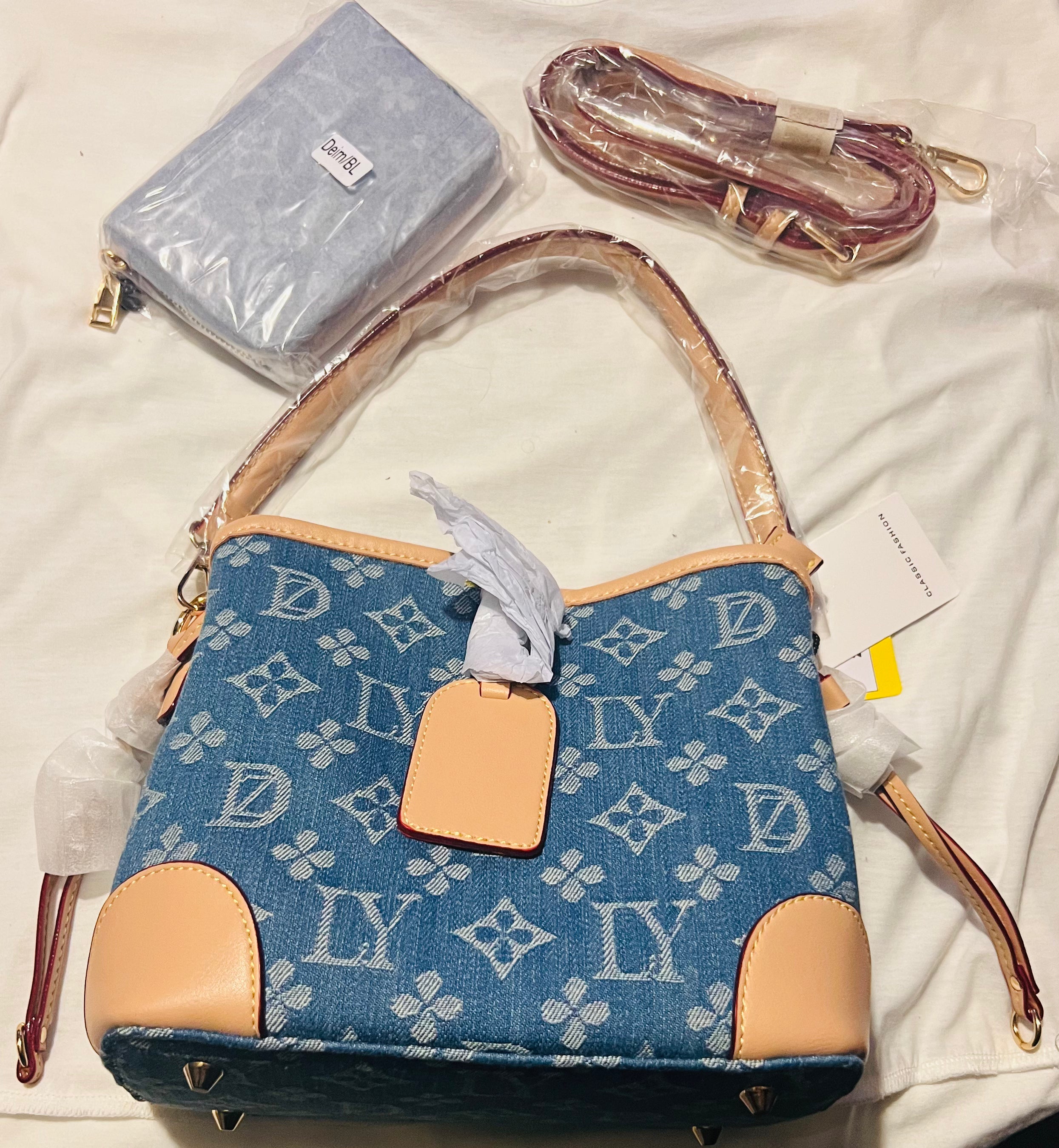 Blue Jean Purse w/wallet